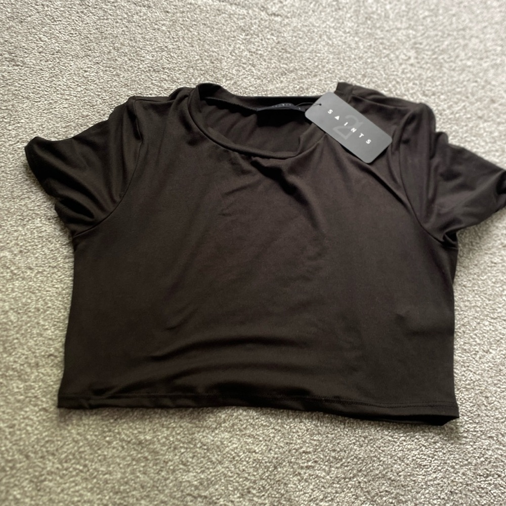 Saints Black Tee